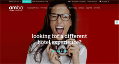 Desktop Screenshot of amba-hotels.com